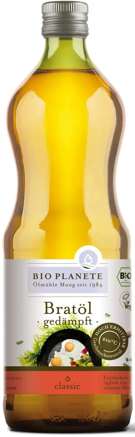 Bezzapachowy Olej Słonecznikowy do Gotowania i Smażenia BIO 1 litr Bio Planete