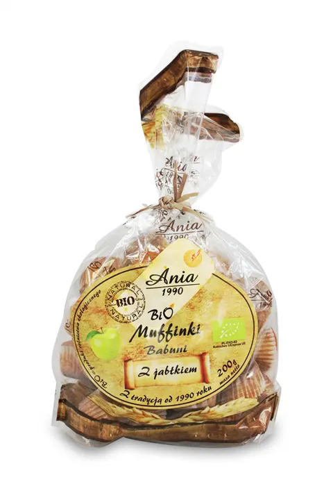 Muffinki Babuni z Jabłkiem BIO 200 g Bio Ania