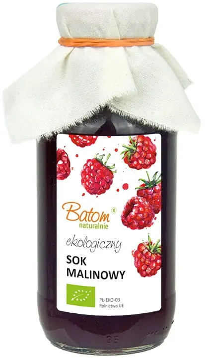 SOK MALINOWY NFC BIO 330 ml - BATOM