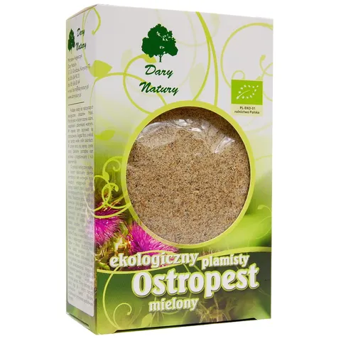 Ostropest Plamisty Mielony BIO 100 g Dary Natury