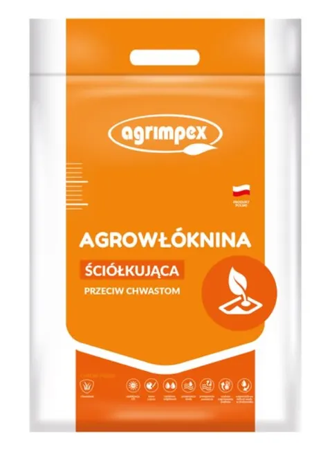 AGROWŁÓKNINA ŚCIÓŁKUJĄCA AGRIMPEX PRZECIW CHWASTOM 50 CZARNA 1,6x5m