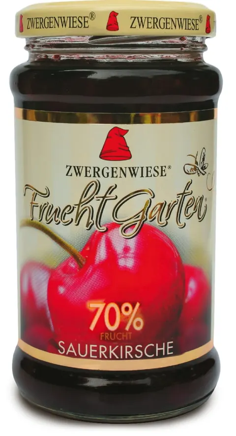 Mus Wiśniowy 70% Owoców BIO 225 g Zwergenwiese