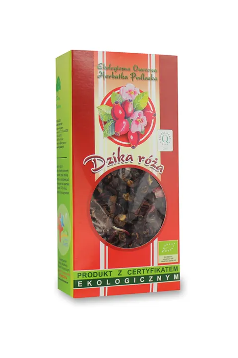 HERBATKA Z DZIKIEJ RÓŻY BIO 100 g - DARY NATURY