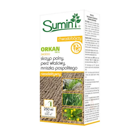 Orkan 350 SL 250 ml – środek na chwasty, zwalcza skrzyp polny – Sumin