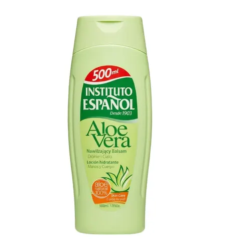 INSTITUTO ESPANOL ALOE VERA Balsam do ciała na bazie aloesu NAWILŻAJĄCY, 500 ml