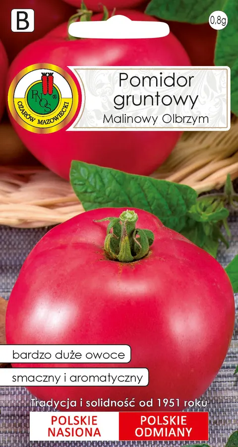 PNOS Pomidor gruntowy Malinowy ożarowski 1g