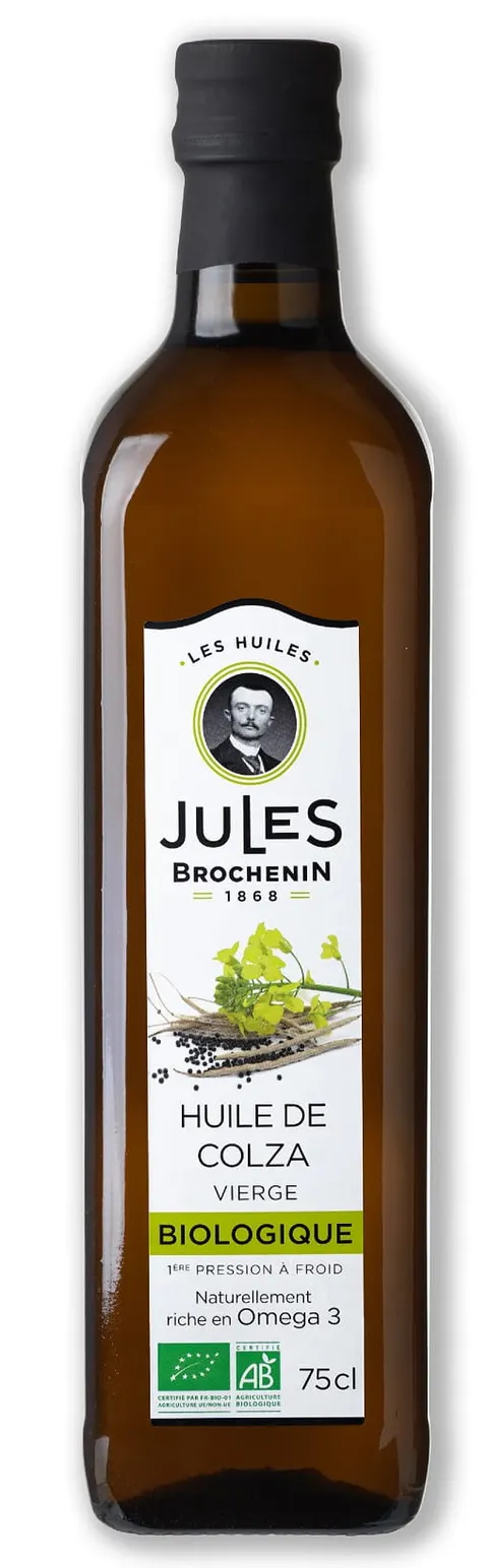 Olej Rzepakowy Omega 3 BIO 750 ml Jules Brochenin