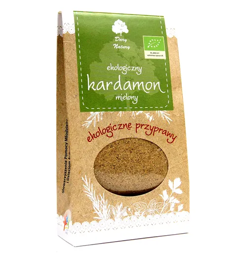 Kardamon Mielony BIO 50 g Dary Natury