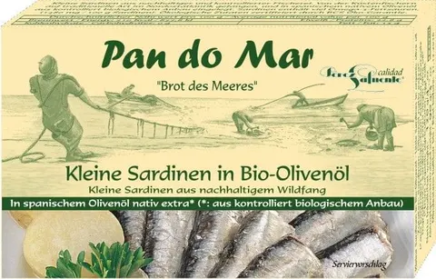 Sardynki w BIO Oliwek z Oliwek 120 g Pan do Mar