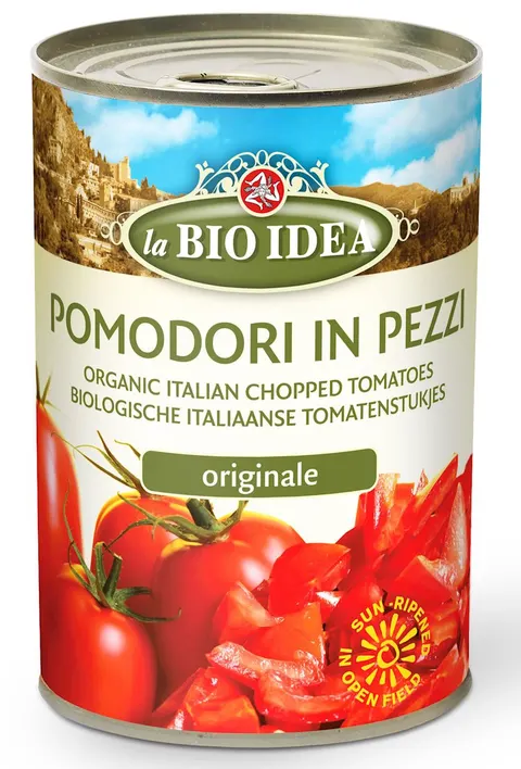 Pomidory Krojone bez Skóry BIO 400 g La Bio Idea