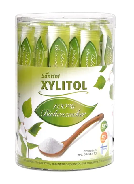 KSYLITOL W SASZETKACH (40 x 5 g) 200 g - SANTINI
