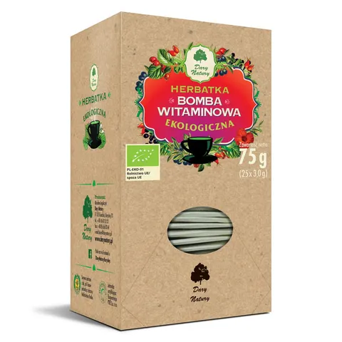 Herbatka Witaminowa BIO 25 x 3 g Dary Natury