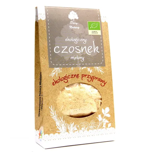 Czosnek Mielony BIO 50 g Dary Natury
