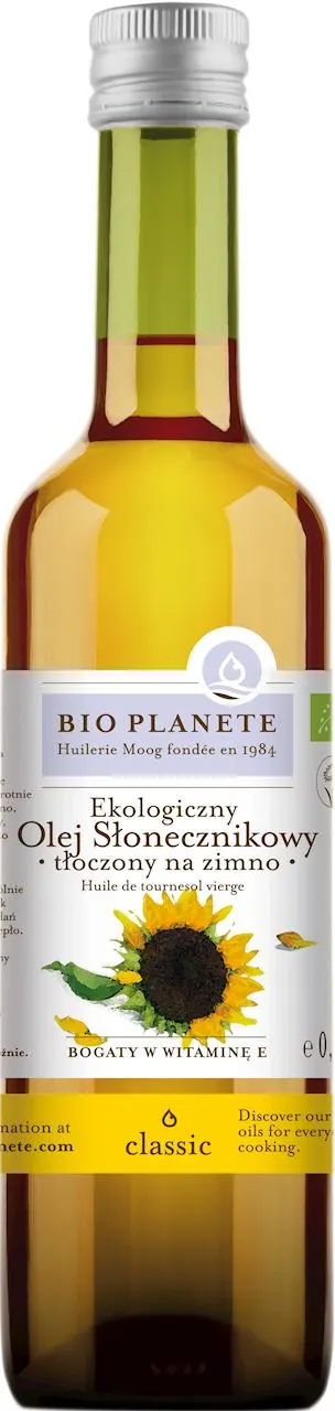 Olej Słonecznikowy Virgin BIO 500 ml Bio Planete