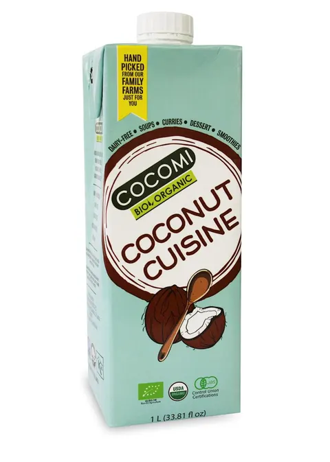 Coconut Milk, Napój Kokosowy 17% tłuszczu BIO 1 litr Cocomi