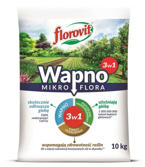 FLOROVIT WAPNO MIKROFLORA 3W1 10 KG
