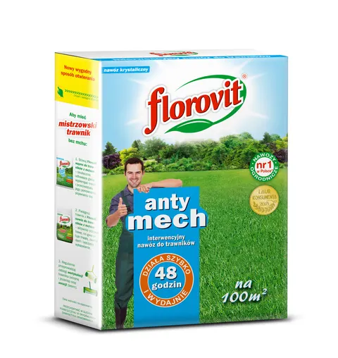FLOROVIT INTERWENCYJNY NAWÓZ DO TRAWNIKÓW ANTY MECH 2KG