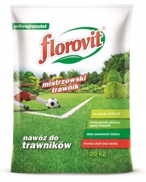 Florovit nawóz do trawników z mchem worek 20kg