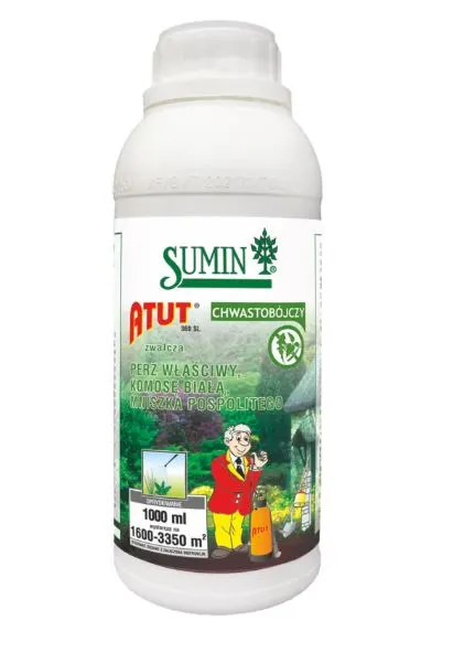 Atut 360 SL 250 ml – środek na chwasty na kostce i w sadach – Sumin
