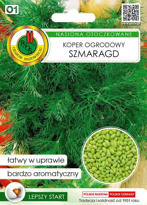 PNOS Koper Ogrodowy Szmaragd nasiona otoczkowane 300 szt.