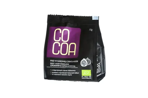 Figi w Surowej Czekoladzie BIO 70 g Cocoa