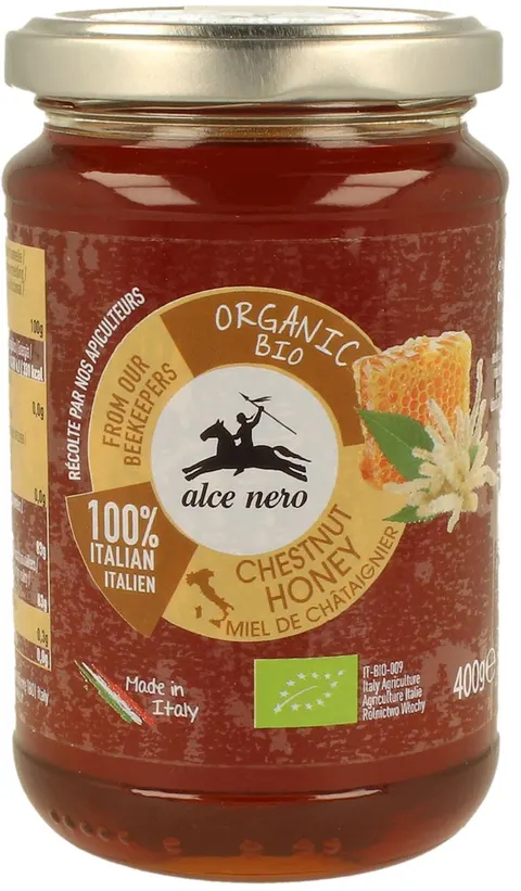 Miód Kasztanowy BIO 400 g Alce Nero