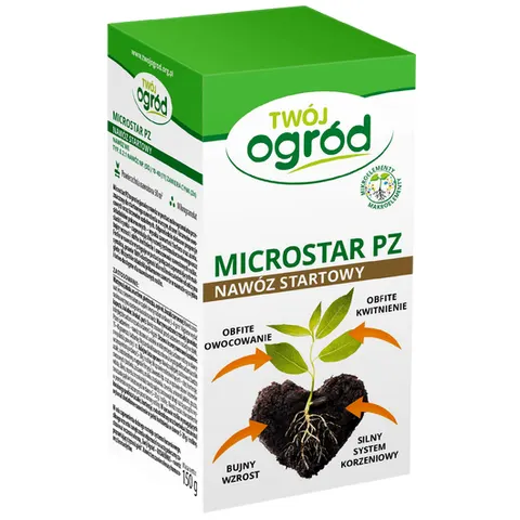 Microstar PZ - nawóz startowy do warzyw, roślin owocowych i ozdobnych – 150 g Twój Ogród