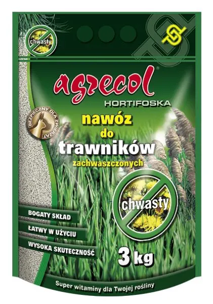 Hortifoska nawóz do traw zachwaszczonych 1kg Agrecol