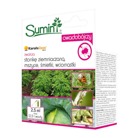 Karate Zeon 050 CS 2,5 ml – preparat na Stonkę Ziemniaczaną, Mszycę, Śmietki i Wciornastki – Sumin