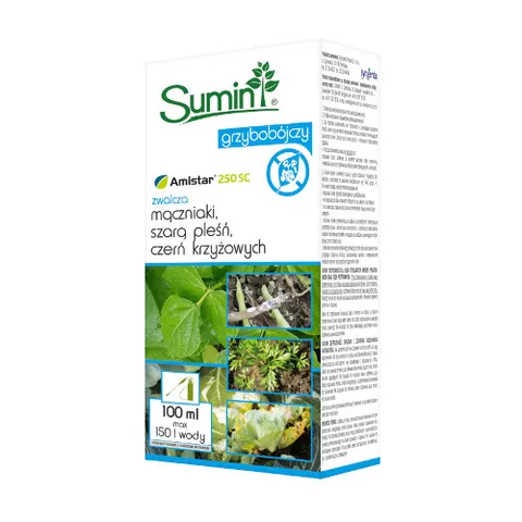 Amistar 250 SC 100 ml – preparat na Mączniaka, Szarą Pleśń i Czerń Krzyżowych – Sumin