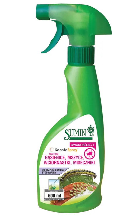 Karate Spray RTU 500 ml - Gotowy Do Użycia – preparat na Gąsienice, Mszyce i Miseczniki – Sumin