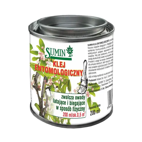Klej entomologiczny zwalcza owady latając i biegające w sposób fizyczny 200ml - SUMIN