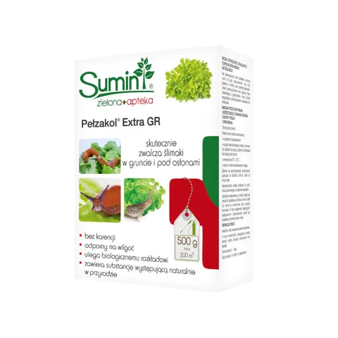 Pełzakol Extra GR 500 g (Zielona Apteka) – preparat Ślimakobójczy – Sumin