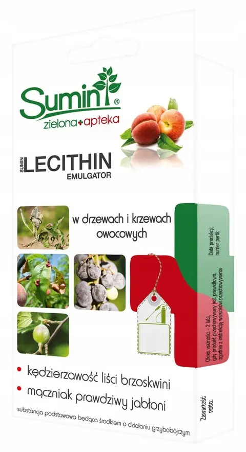 Lecithin 6 g Sumin - Zwalcza Choroby Drzew, Krzewów Ozdobnych, Róż, Tui, Roślin Ozdobnych oraz Warzyw