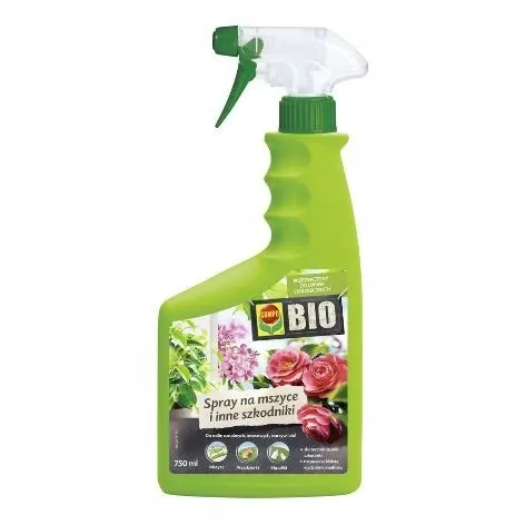 BIO Spray na mszyce i inne szkodniki 750 ml Compo – naturalny preparat do roślin domowych i ogrodowych
