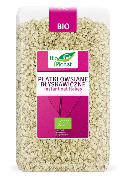 Płatki Owsiane Błyskawiczne BIO 600 g Bio Planet