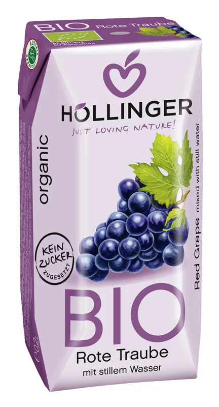 Napój z Czerwonych Winogron BIO 200 ml Hollinger