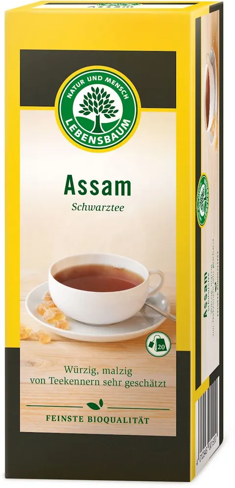 Herbata Czarna Assam Ekspresowa BIO (20x2g) Lebensbaum