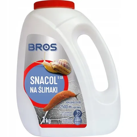 BROS Snacol granulat na ślimaki 5GB 1kg Butelka