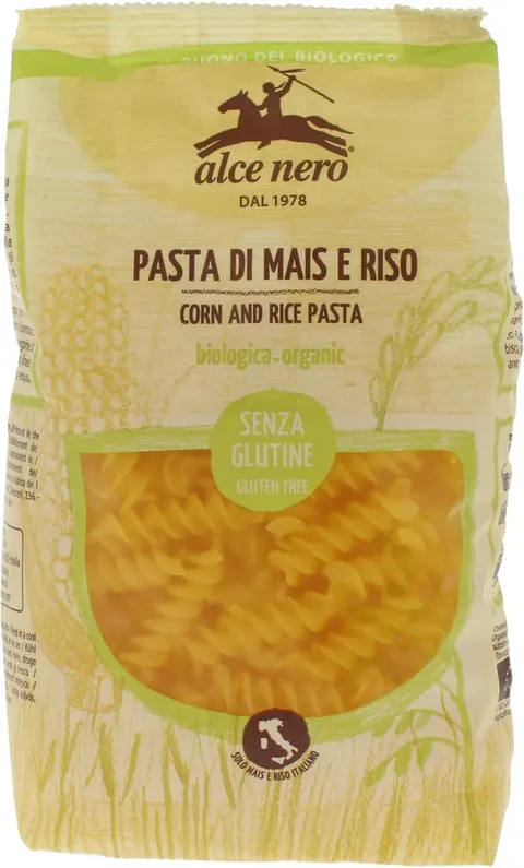 Makaron Kukurydziano - Ryżowy Fusilli Bezglutenowy BIO 250 g Alce Nero