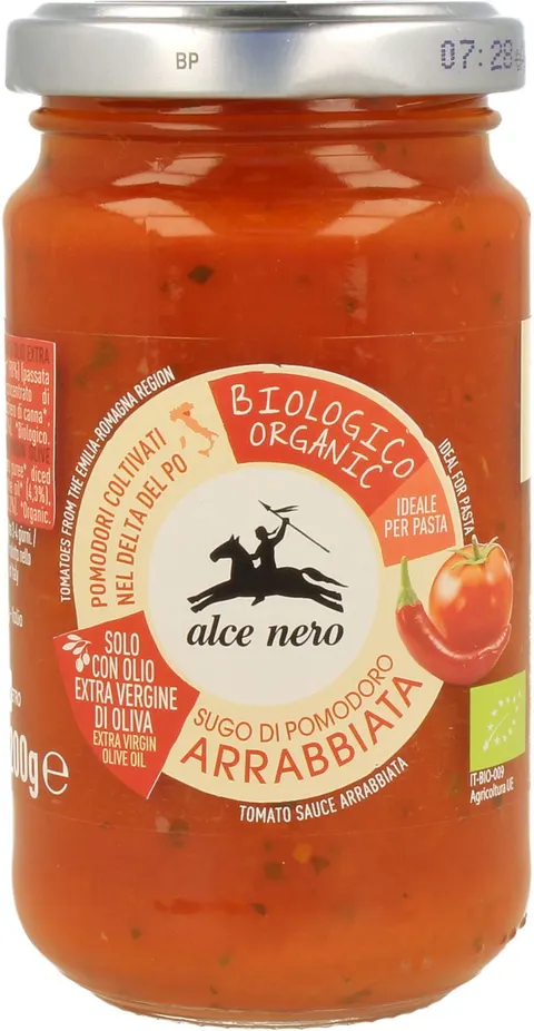 Sos Pomidorowy Arrabiata BIO 350 g Alce Nero