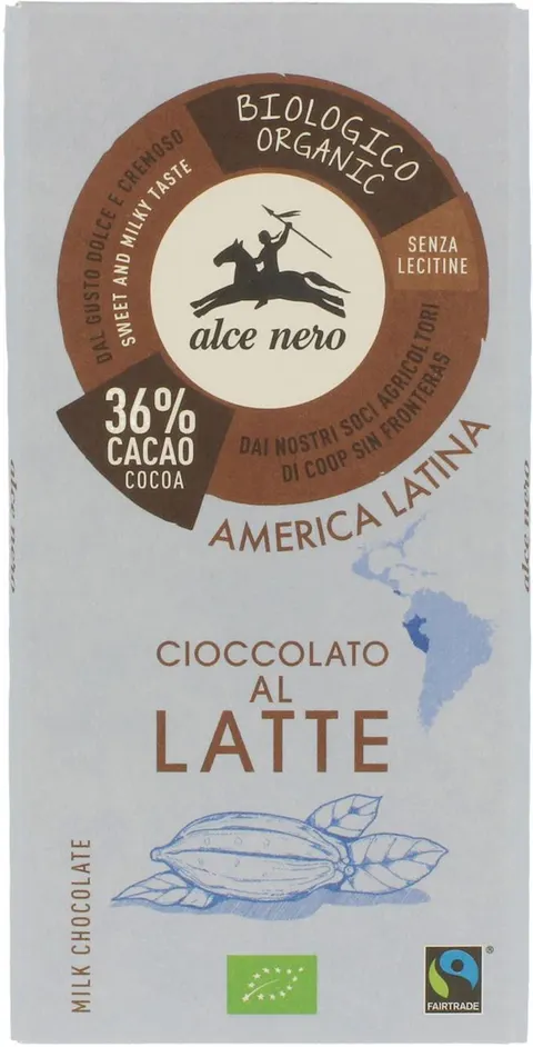 Czekolada Mleczna BIO 100 g Alce Nero