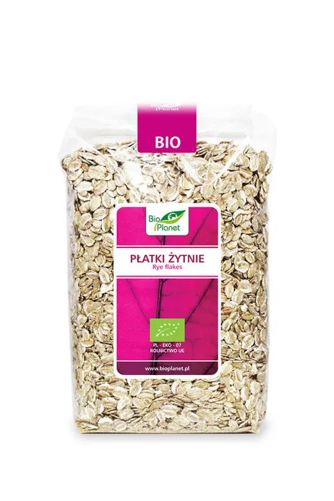 Płatki Żytnie BIO 600 g Bio Planet
