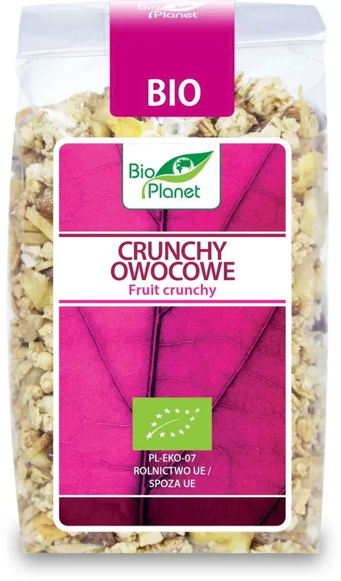 Crunchy Owocowe BIO 250 g Bio Planet