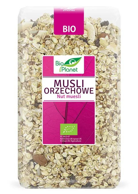 Musli Orzechowe BIO 600 g Bio Planet