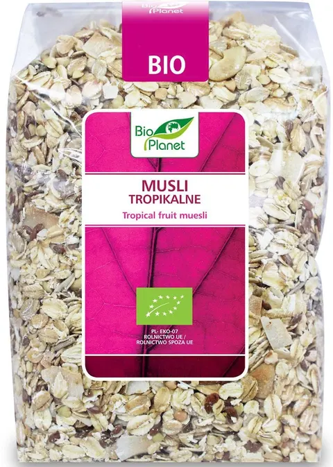 Musli Tropikalne BIO 600 g Bio Planet