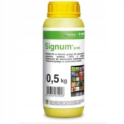 Signum 33WG 500g BASF silny fungicyd na szarą pleśń, mączniaka i alternariozę do warzyw, owoców i sadów
