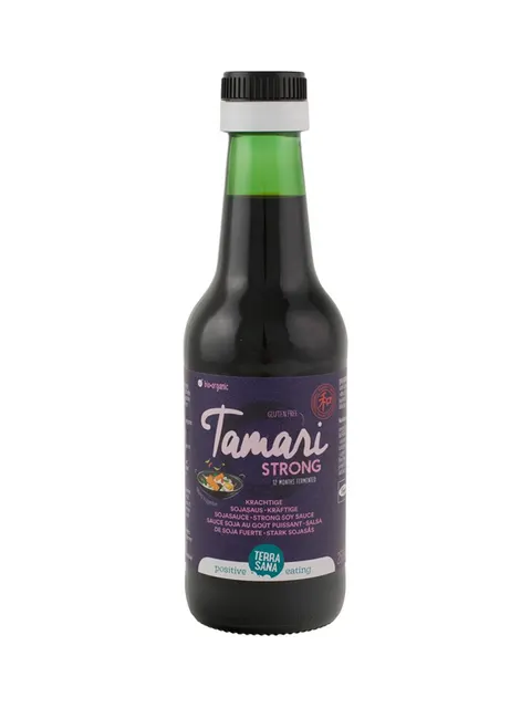 Sos Sojowy Mocny Tamari Bezglutenowy BIO 250 ml Terrasana
