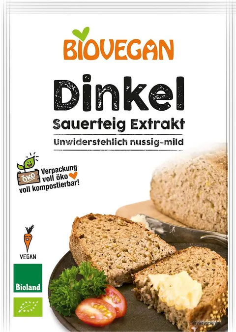 Zakwas Chlebowy Orkiszowy w Proszku BIO 30 g Bio Vegan