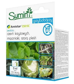 Amistar 250 SC 5 ml – preparat na Mączniaka, Szarą Pleśń i Czerń Krzyżowych – Sumin